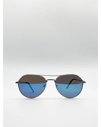 SVNX - Aviator Sunglasses With Mirror Lenses - Lyst