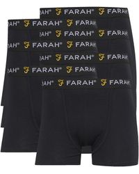 Farah - 7 Pack Cotton Breathable Boxers Underwear - Lyst