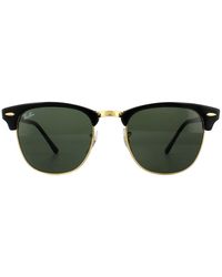 Ray-Ban - Sunglasses Clubmaster 3016 W0365 G-15 Large 51Mm - Lyst