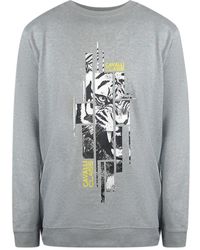Roberto Cavalli - Cavalli Class Splintered Tiger Graphic Sweatshirt - Lyst