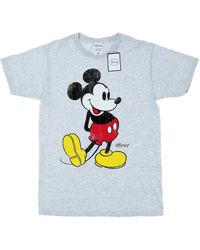 Disney - Mickey Mouse Classic Kick T-Shirt (Heather) Cotton - Lyst