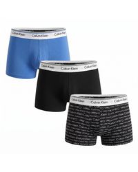 Calvin Klein - 3 Pack Cotton Stretch Boxer Trunks Balance Np2817A - Lyst