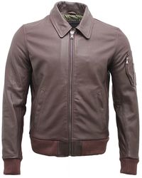 Infinity Leather - Cowhide Airline A2 Us Airforce Bomber Jacket - Lyst