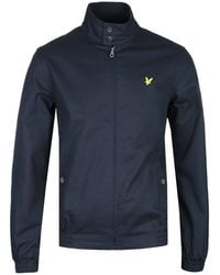 Lyle & Scott - Dark Harrington Jacket Cotton - Lyst