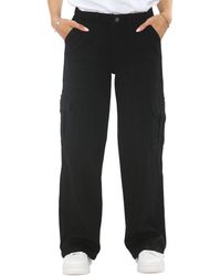 MYT - Wide Leg Baggy High Waisted Cargo Pocket Jeans - Lyst
