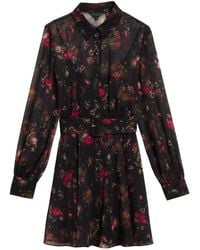 Ted Baker - Ebene Collared Printed Button Down Dress - Lyst