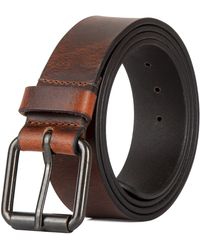 Woodland Leathers - Genuine Leather Belts Full Grain 1.5" Jeans Belt - Lyst