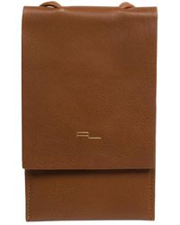 Pure Luxuries - 'Rina' Nappa Leather Cross Body Phone Bag - Lyst