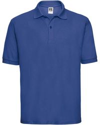 Russell - Polycotton Pique Polo Shirt (Bright Royal) - Lyst