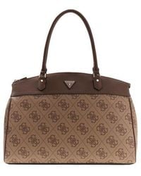 Guess - Tote Bag Latte Logo/Bruin - Lyst