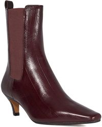 Dune - Odele Chiselled Toe Kitten Heel Chelsea Ankle Boots - Lyst