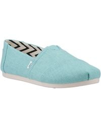 TOMS - Alpargata Classic Jute Aqua Espadrilles - Lyst