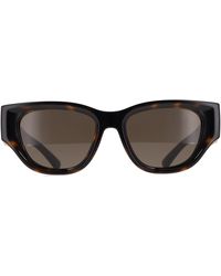 Burberry - Cat Eye Dark Havana Be4467U - Lyst