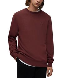 AllSaints - All Saints Reven Sweatshirts Crew Neck Casual Cotton Pullover Winter Jumper - Lyst