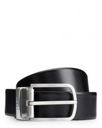 BOSS - Owen-b Reversible Leather Belt - Lyst