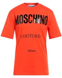 Moschino - Couture Gloss Logo T-Shirt Cotton - Lyst