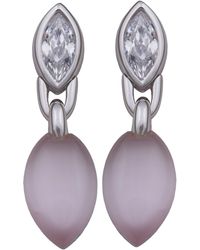 Orphelia - 925 Sterling Drop Earrings - Lyst