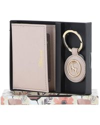 Ashwood Leather - Elegant Real Card Holder & Key Ring Set - Lyst