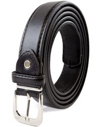 Woodland Leathers - Belt, Leather Lined Classic 1″ Slim - Lyst