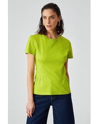 Grimelange - Corset Crew Neck T-Shirt - Lyst