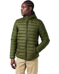 Aquascutum - Logo Puffer Jacket (Army) - Lyst