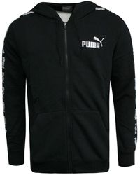 PUMA - Power Rebel Track Jacket Sweat Zip Up Tops 594007 01 A56B - Lyst