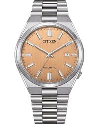 Citizen - Tsuyosa Herren Silberne Uhr Nj0159-86Z - Lyst