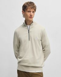 BOSS - Kanobix S 1/4 Zip Jumper - Lyst
