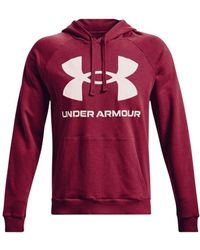 Under Armour - Rival Fleece Big Logo Hoodie - Lyst