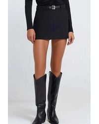 Hiccup - Hoge Taille Mini Skorts - Lyst