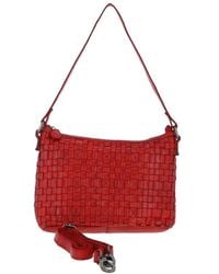 Ashwood Leather - 'Incanto Infinito' Vintage Woven Shoulder Bag - Lyst