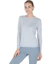 Crown of Edinburgh Cashmere - Long Sleeve Art 004 Light Letter A - Lyst
