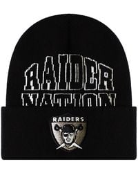 Mitchell & Ness - Nfl Oakland Raiders Origins Knit Beanie - Lyst