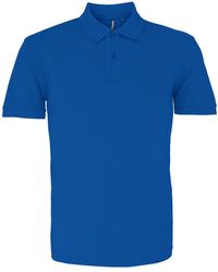 Asquith & Fox - Plain Short Sleeve Polo Shirt (Bright Royal) - Lyst
