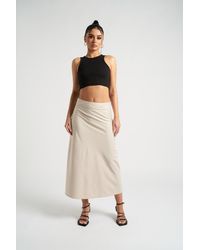 Urban Bliss - Satin Bias Cut Midi Skirt - Lyst