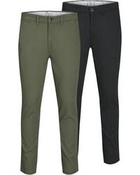 Jack & Jones - 2-Pack Slim Fit Chinos - Lyst