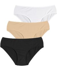 Penti - 3-Pack Mid-Waist Cotton Briefs - Lyst