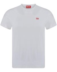 DIESEL - T-Shirt Kurzarm Rundhals - Lyst