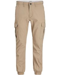 Jack & Jones - Cuffed Cargo Pants Slim Fit - Lyst