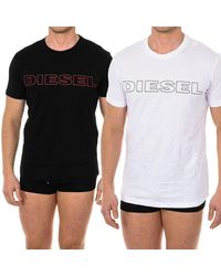 DIESEL - Pack-2 -t-shirt Met Korte Mouwen En Ronde Hals A02117-0darx - Lyst