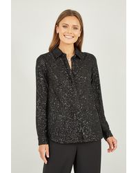 Yumi' - Sequin Shirt - Lyst