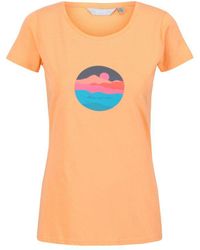 Regatta - Ladies Breezed Ii Sunset T-Shirt (Papaya) - Lyst
