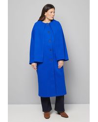 Wallis - Scarf Car Coat - Lyst