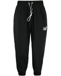 PUMA - King Logo Woven Track Pants Joggers 598418 01 Nylon - Lyst