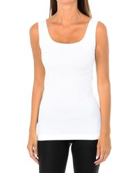 Intimidea - Empire Tank Top Round Neck 210150 - Lyst