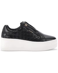 Carvela Kurt Geiger - Leather Connected Laceless Weave Sneakers - Lyst