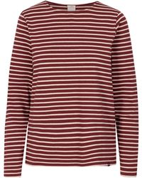 Trespass - Ladies Karen Yarn Dyed Stripe Shirt (Dark Cherry) - Lyst