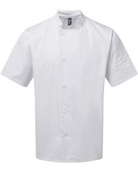 PREMIER - Adults Essential Short Sleeve Chefs Jacket - Lyst