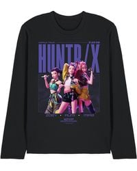 K-Pop Demon Hunters - Adult Huntrix Honmoon World Tour Poster Long-Sleeved T-Shirt - Lyst