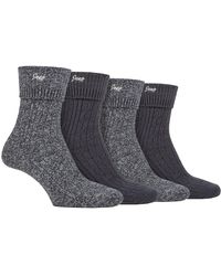 Jeep - Ladies 4 Pack Super Soft Walking Boot Socks - Lyst